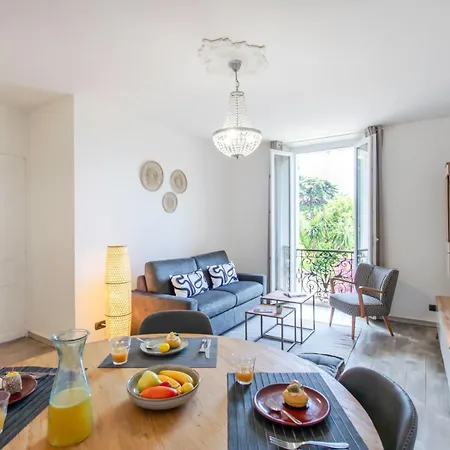 C10 - 3p 10 Min Palais Festivals & Sea - Ac & Parking شقة كان